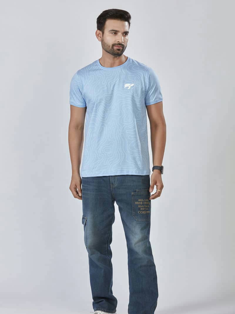 Men's M7 Regular Fit Branded Cotton T-Shirt | M7 Clothing