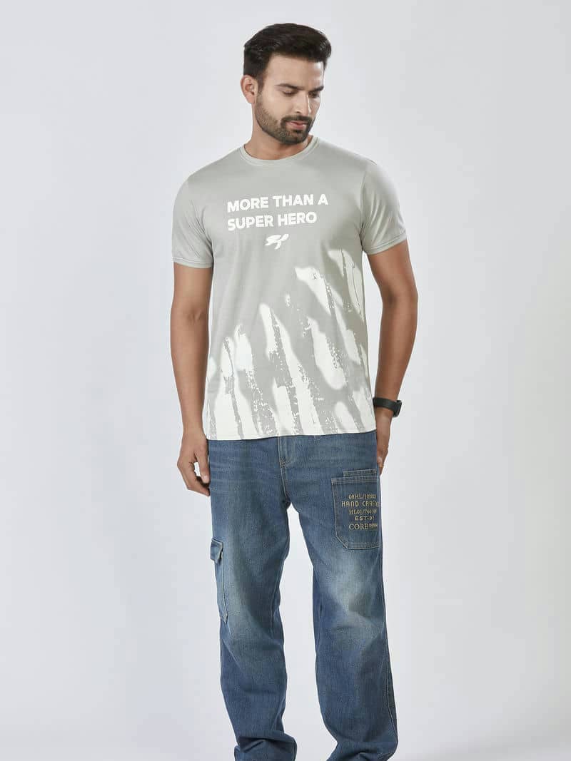 Men's M7 Regular Fit Branded Cotton T-Shirt | M7 Clothing